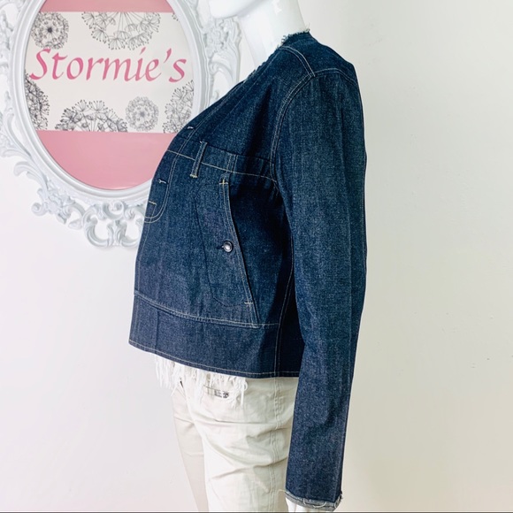 Marithe Francois Girbaud VTG / Blue Jean Jacket - Picture 5 of 8